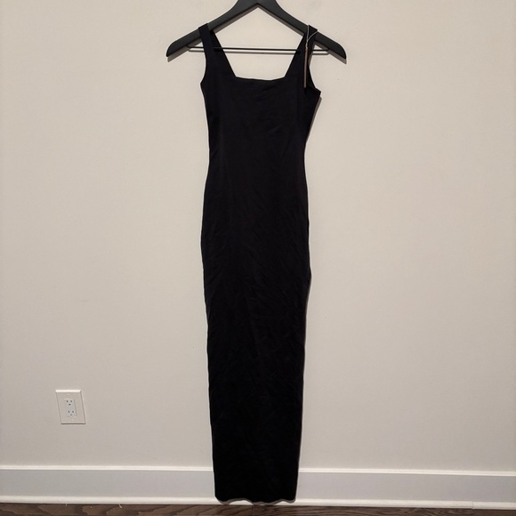 Skims Body Long Slip Dress Onyx Size S Small New NWT - Picture 4 of 5